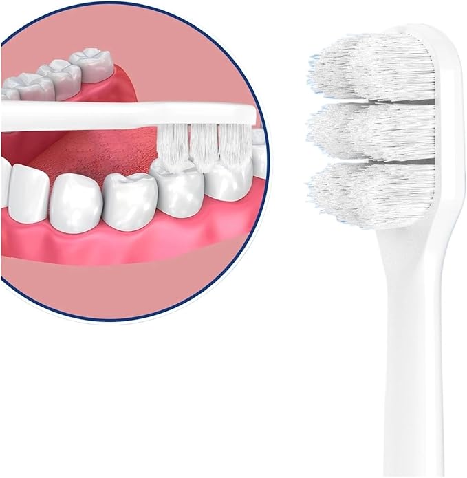 2-12Pcs Ultra Soft Replacement Toothbrush Brush HeadsCompatible for Philips Sonicare Electric(2 Pcs)