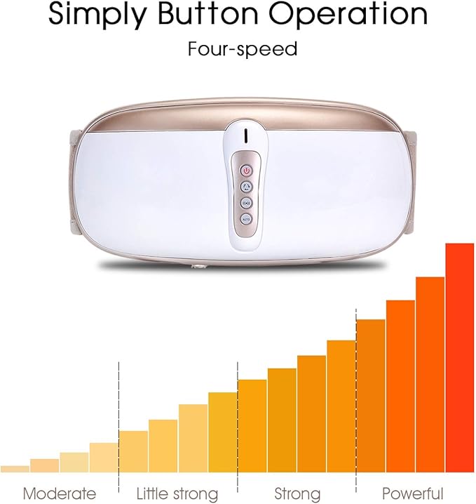 OWAYS Slimming Belt Weight Loss Machine for Women Adjustable Vibration Massage 4 Massage Modes Belly Fat Burner Promote Digestion NOT Cordless