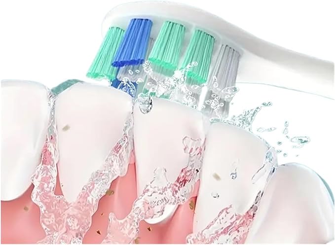 4-16pcs Replacement Toothbrush HeadsCompatible for Philips Electric Brush Head 1100 2100 4100 4300 5100 5300 6100 6500(12pcs)
