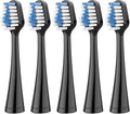 5Pcs Replacement Toothbrush HeadsSonic Electric Tooth Brush RefillCompatible for Waterpik Complete Care 9.0 (CC-01) 5. (WP-862)(5 PCS BK)
