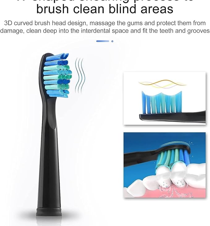 20/30 Pcs Toothbrush Heads Compatible for FW/SG 507/508/515/551/917/959(Type 1)