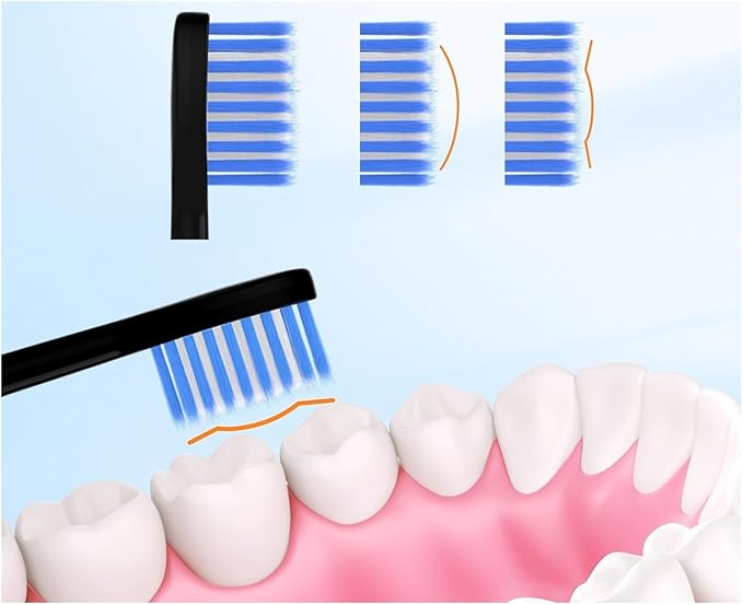 Compatible for Spotlight Oral Care Electric Toothbrush Replacement Brush Headsfor Sonic Toothbrus(White)