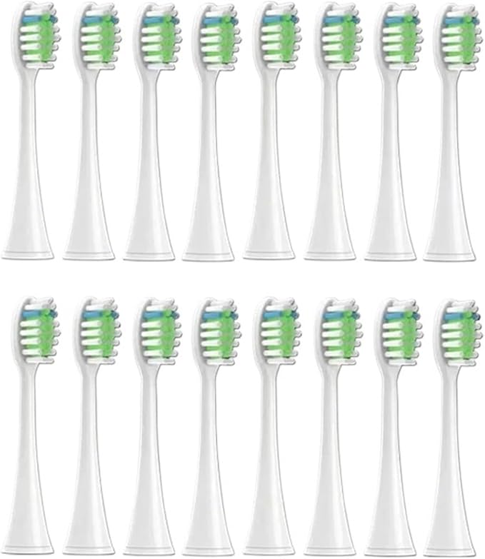 Replacement Brush Heads Compatible for Toothbrush Head HX3 HX6 HX9 Series HX3210 3211 6150 6500 6510 6530 9342 6730(16pcs P1)
