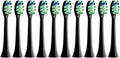 10PCS Replacement Brush Heads for HX6930 HX6064 Sonic Electric Toothbrush Vacuum Soft(10Black)