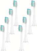 Electric Toothbrush Head Replaceable Sonic Suitable Compatible for 's Brush(White 8pcs)