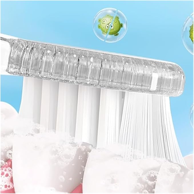 10PCS Replacement Toothbrush HeadsCompatible for SeagoSG977/EK6/EK7/SG513 Electric(Smaller)