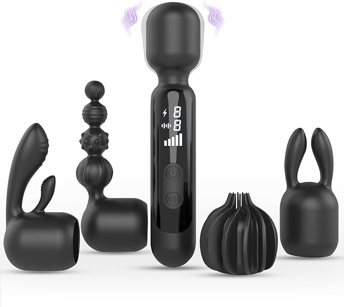 2026 Efficient Version Handheld Cordless Workout Massagers with Powerful Modes Electric Massage Tools Long Battery Life Portable Massagers for Back Neck Full Body Relief (Black)