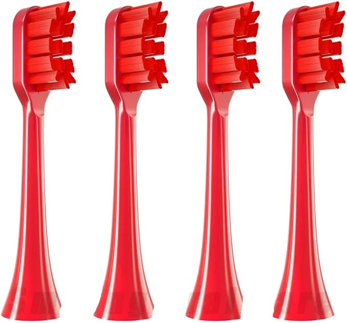 10 Pieces of Toothbrush Heads Compatible with APIYOO G7/P7/Y8/T9/T10/T6S/T7S/A7/SUP/MOLE Replacement Brush with Soft Bristles(10PCS Yellow)