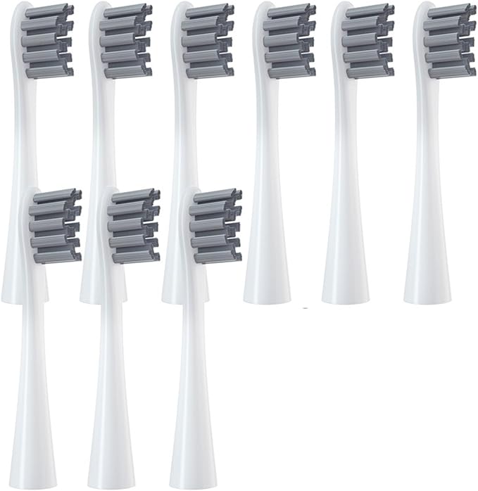 Replacement Brush Heads for X /F1/Z1/One/ Air2 Sonic Electric Toothbrush Nozzles Soft Bristle(9 HUIOC)