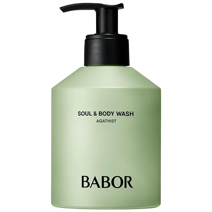 BABOR Soul &amp Body Wash Agathist Aroma Shower Gel for Dry and Sensitive Skin Nourishing and Refreshing Shower Gel with Vitamins Invigorating Fragrance with Hyaluronic Acid Vegan 250 ml