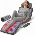 Powermat by Powerfit – Full Body Massage Mat with Detachable Massage Pillow 9 Intensity Levels 9 Massage Modes &amp 3 Heat Therapy Settings | Alleviates Muscle Pain Improves Circulation Stress Re