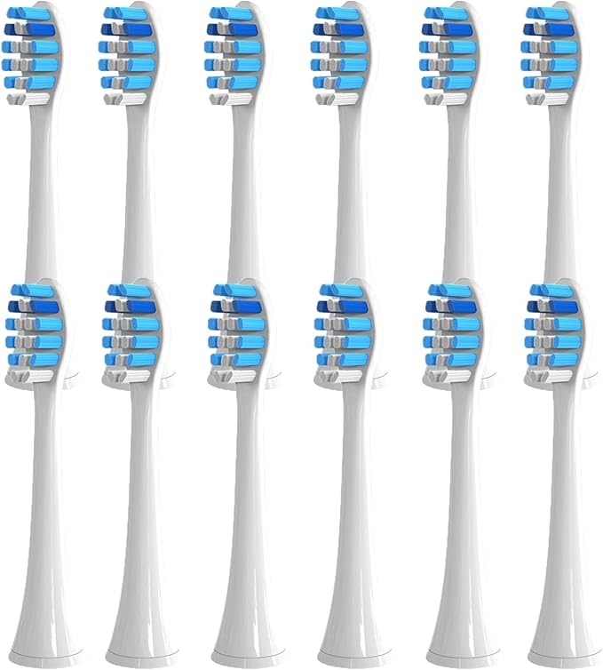 4-16Pcs Replacement Toothbrush Heads Plaque Defence Electric Toothbrush Head Toothbrush Brush Head(12pcs Blue)