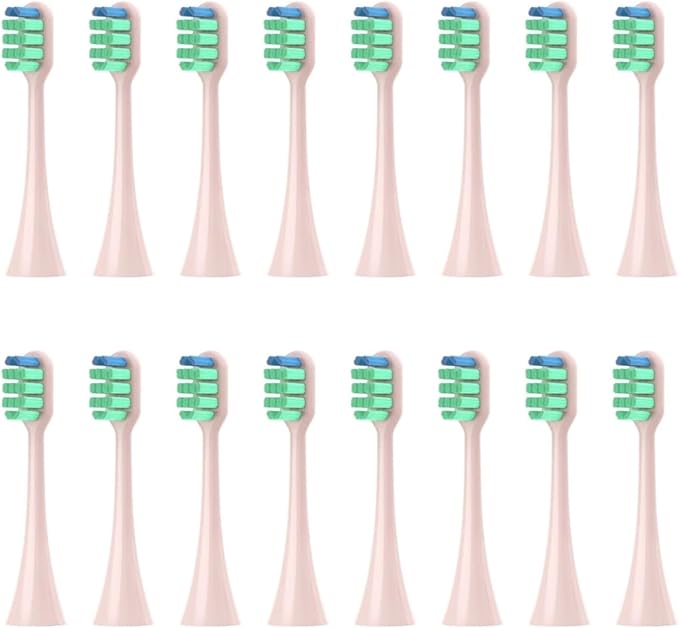 Replacement Toothbrush HeadsCompatible for EW-DC01/DC12/PDL54/PDP51/EW1031/DE92/WEW0980/DL40/DL75/DL82 Electric(32pcs Pink)