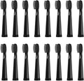 Toothbrush Replacement HeadsCompatible for SEAGO SG910/507/958/515/949/575/55116pcs(16pcs Black Care)