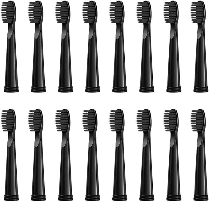 Toothbrush Replacement HeadsCompatible for SG910/507/958/515/949/575/55116pcs(16pcs Black Care)