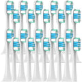 20/50 Pieces Replacement Brush Heads for Xiaomi T300/T500/T700 Soft Bristle Electric Toothbrush nozzles(50WhiteGreenBlue)