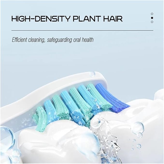 Replacement Brush Heads Compatible for Electric Toothbrushes E1-9/SG2303/SG575 Vacuum Packing(20pcs Black)