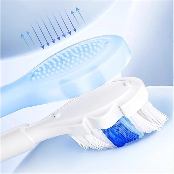 Replacement Brush Heads Compatible for Sonic Toothbrush X3S X5 X1 X3 X3U Teeth Cleaning(White 4 pcs)