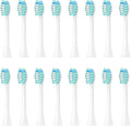 Replacement Toothbrush Heads Compatible for P7/Y8/G7/T10/T9 Head Soft Bristles Nozzles(16PCS White)