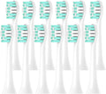 Replacement Toothbrush Soft Bristle Brush Heads for HX6011 HX6013 HX6014 HX6021 HX6030 HX6053 HX6063 HX6064 HX6073(12pcs)