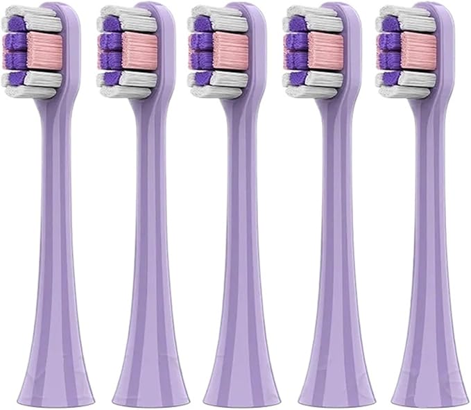 5/10PCS Electric Toothbrush Heads 2/2S/LBT203532A/LBT203552B Brush Vacuum Replace Nozzles(5PCS Purple)