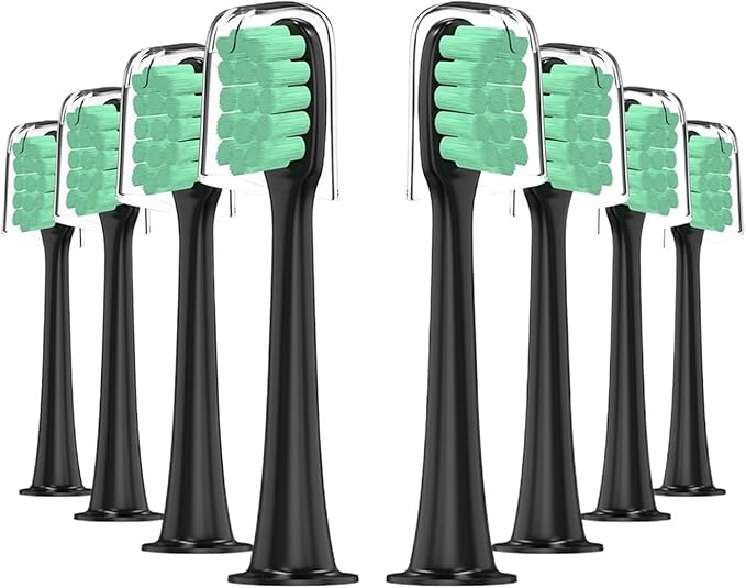 16pcs Electric Toothbrush Compatible for Soocas X3Pro / X3U X5 V1 V2 X1 Brush Whitening Teeth(BlackB)