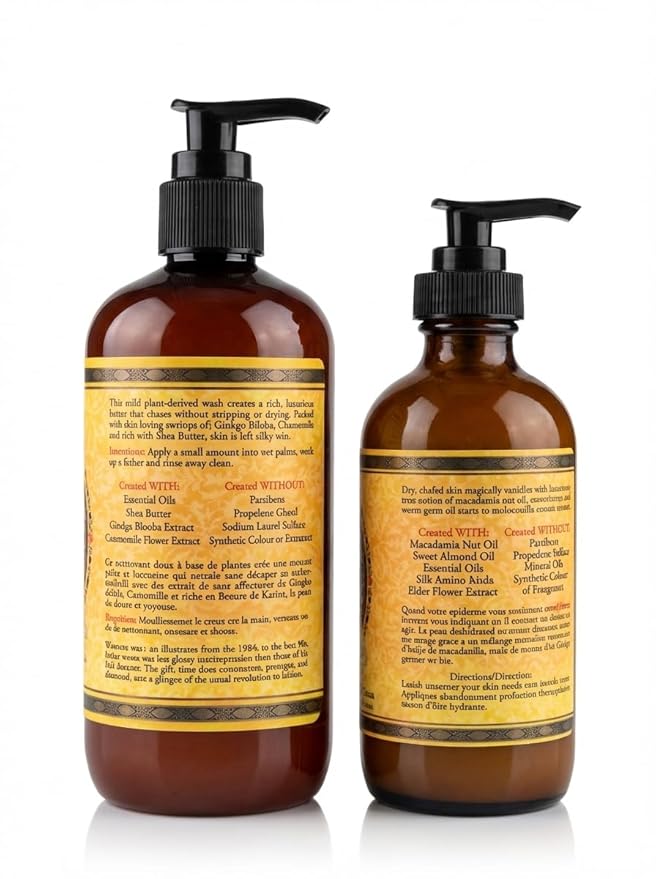 Barefoot Venus Creamy Cleansing Wash and Body Cream Bundle (Mustard bath)