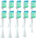10 Pieces of Toothbrush Heads Compatible with APIYOO G7/P7/Y8/T9/T10/T6S/T7S/A7/SUP/MOLE Replacement Brush with Soft Bristles(10PCS White)