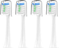 4pcs Toothbrush Brush Compatible for x1 X3 Teeth Tooth Adult(4pas White)