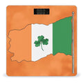 Ireland Flag Shamrock Weight Scale for Body Weight Digital Bathroom Scale High Capacity Accurate Digital Weighing Scales and Easy-to-Read on Backlit LCD Display Scales
