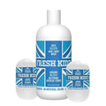 Fresh Kidz Hair &amp Body Wash 16.9 fl.oz. and 2 Roll On Deodorants 1.86 fl.oz. for Kids and Teens - Boys Blue Set