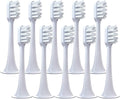 5 PCS Replacement Toothbrush Heads Compatible for Xiaomi T300 T500 Electric Teeth Brush Soft Teethbrush Nozzles(10 White Soft)