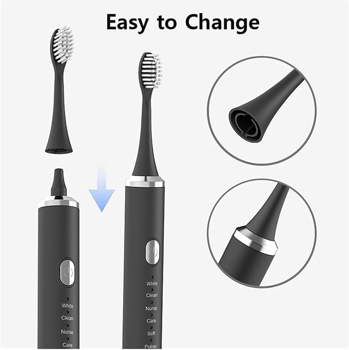 16pcs Electric Toothbrush Heads Replacement Toothbrushes Head Soft Bristle Tooth Brush Accessories Compatible for YS01(White)