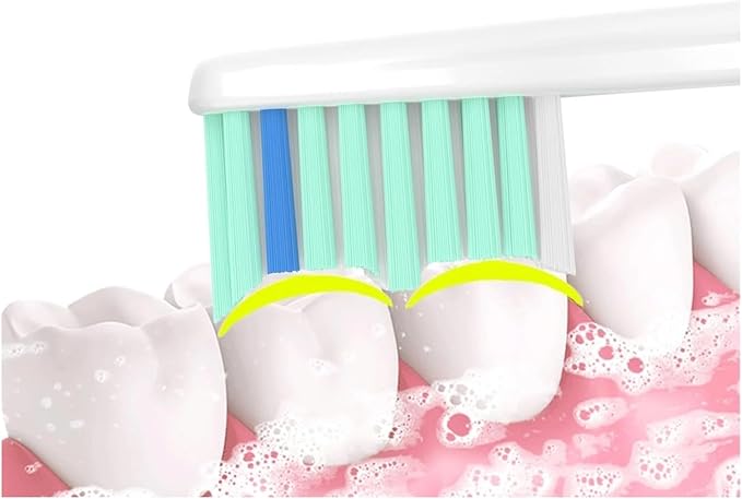1/4/6Pcs Replacement Toothbrush Heads Compatibility for Sonic 7022(Gray)