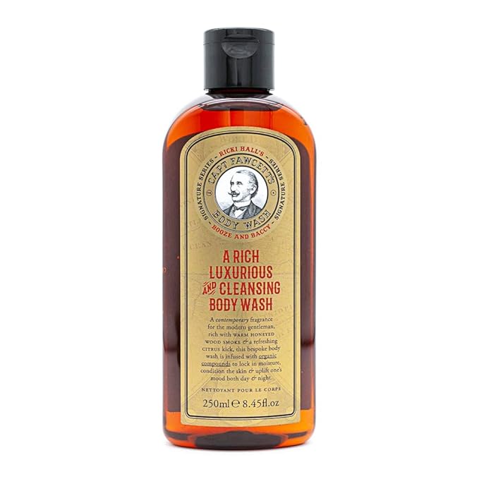 Captain Fawcett's Ricki Hall's Booze and Baccy Body Wash (250ml/8.45oz)