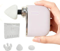 Mini Massage Gun Portable Deep Tissue Muscle Massager with 4 Heads Adjustable Speed &amp Pressure Quiet Powerful Motor Rechargeable Handheld Percussion Massager for Neck Shoulder Back &amp Leg