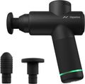 Hyperice Hypervolt Go 2 - Black - Featuring Quiet Glide Technology - Handheld Percussion Massage Gun - 3 Speeds 2 Interchangeable Heads - Helps Relieve Sore Muscles and Stiffness