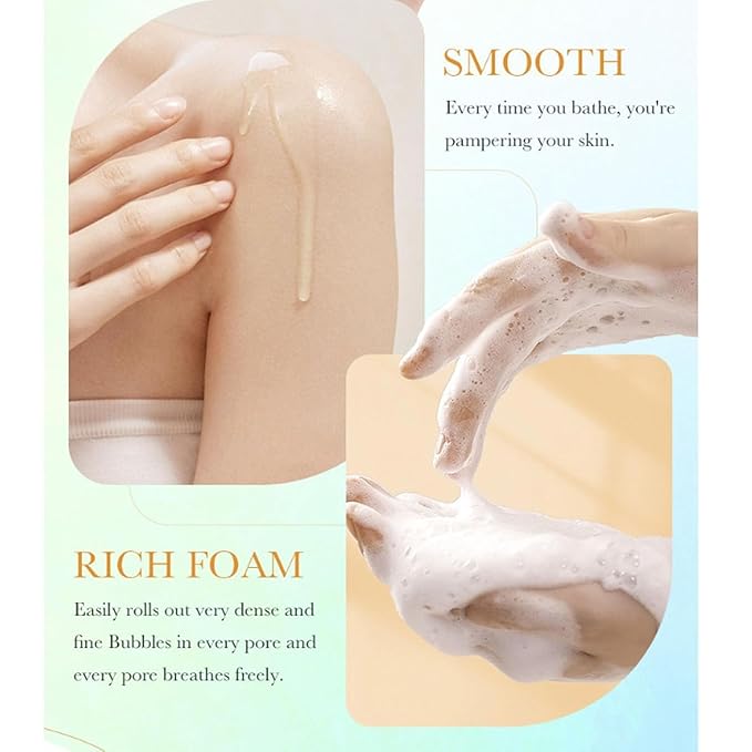 Vitamin C &amp Lemon Niacinamide Body WashNatural Vitamin C Nourish Rejuvenation Body WashDeep Cleansing &amp Nourishingfor all Skin Types (1PCS)