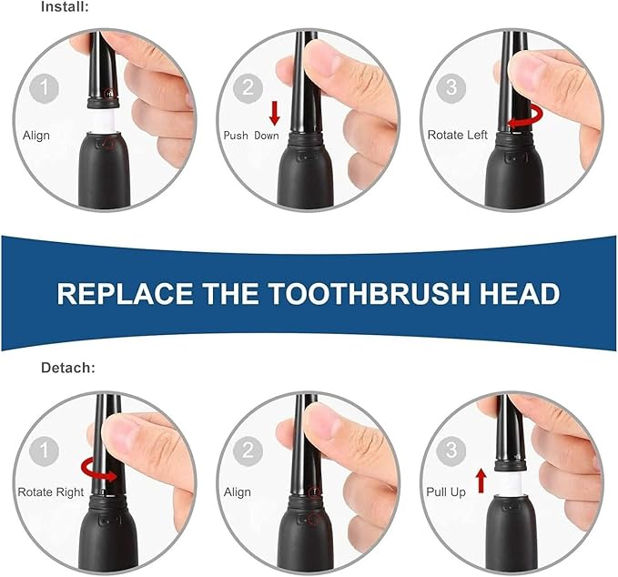 Compatible for Fairywill Electric Toothbrushes Replacement Heads Sets for FW-507 FW-508 FW-917 Head Toothbrush(FW01(4pack-16pcs))