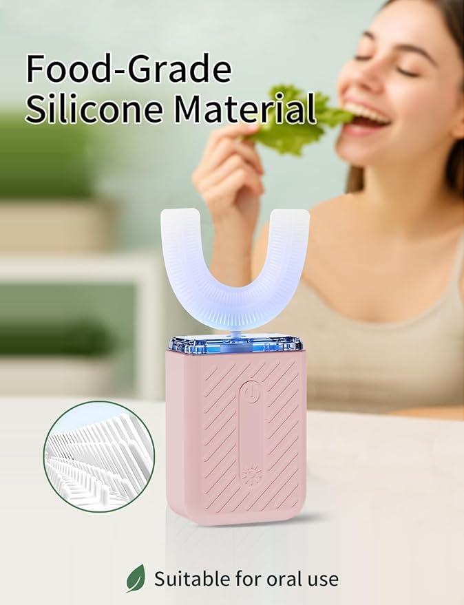U-Shaped Electric Toothbrush for Adults Electric Toothbrush with 4 Cleaning Modes