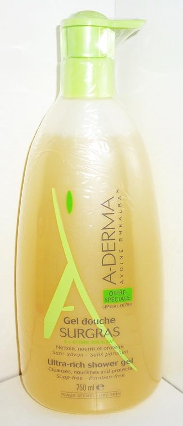 A-Derma Ultra-rich shower gel 750 ml New Fresh Product