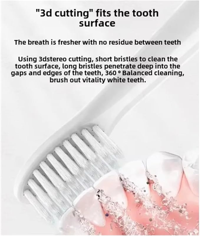6 Pieces HeadsCompatible for Panasonic Electric Toothbrush Doltz DC01 DC02 DC70 DC12 DP55 DL22 DL32 PDP51 DP35
