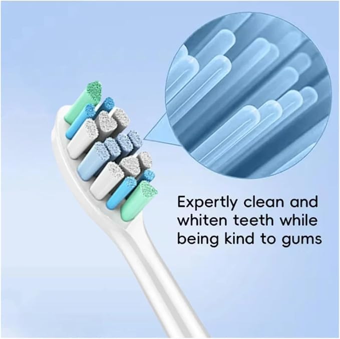 3Models Electric Toothbrush Head Compatible for with HX3/HX6/HX9 Series Models(12pcs 034-p)