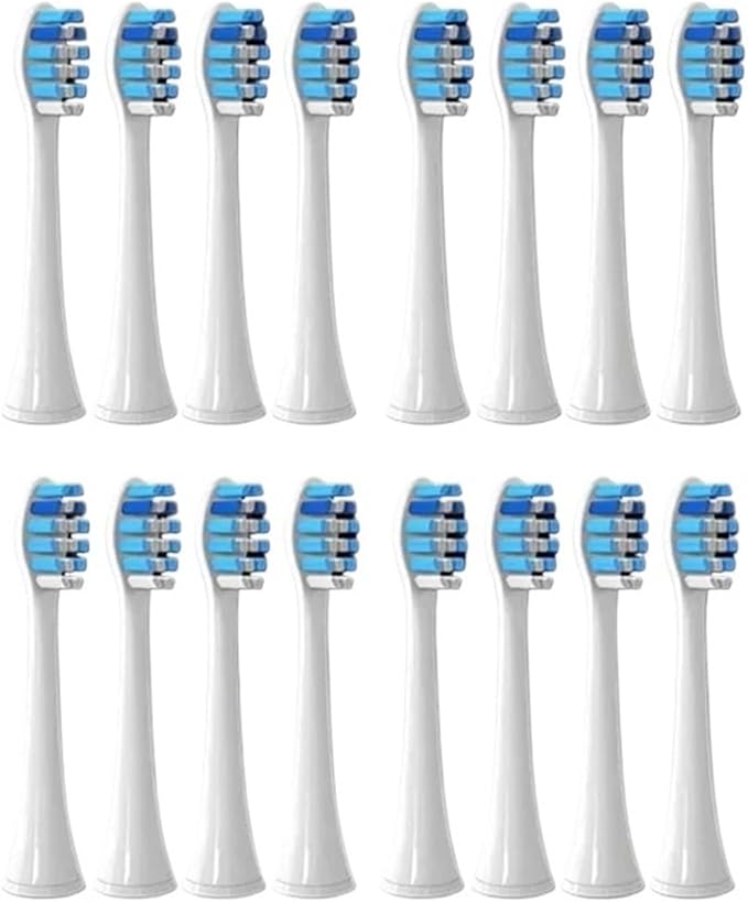 for Phi Sonicare Toothbrush Brush Head Replacement Brush Heads HX3/HX6/HX9 Series HX3210/3211/6150/6500/6510/6530/9342/6730(16p3)