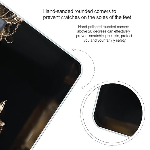 Dragonfly Watercolor Painting Digital Bathroom Scale for Body Weight Weighing Scale with Backlit LCD Display High Precision Measurements &amp Measures Weight Up to 180kg