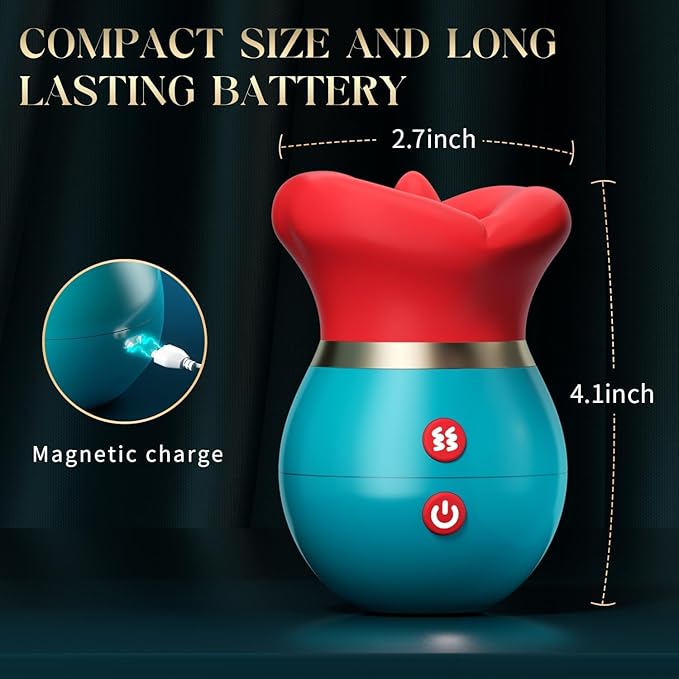 Clitioral Sucker Vibrates Rose Vibrateirs Handheld Electric Back Massager for Back and Body Relaxation for Trave - Massagers Muscles with 10 Modes (Green02)