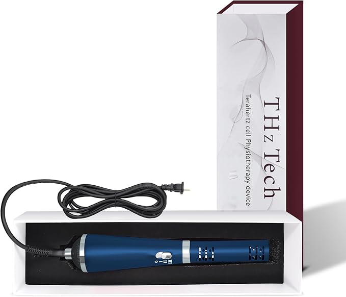 Terahertz (THZ) Wand Blower Health Physical Therapy Board Electric HeatingTherapeutic Massage/Body/Water Enhanced Terahertz Frequency Wand Blue
