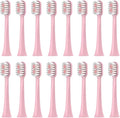 Replacement Toothbrush HeadsCompatible for ROAMAN T3/T5/T10/T10S/T20/E7/V5 Electric(16pcs Pink)
