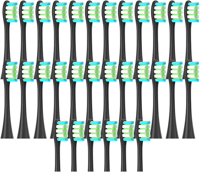 50PCS Vacuum BrushCompatible for X/X PRO/ Z1/ F1/ One/Air 2 /SE Replacement Head Toothbrush Nozzles Soft Bristle(50Black)