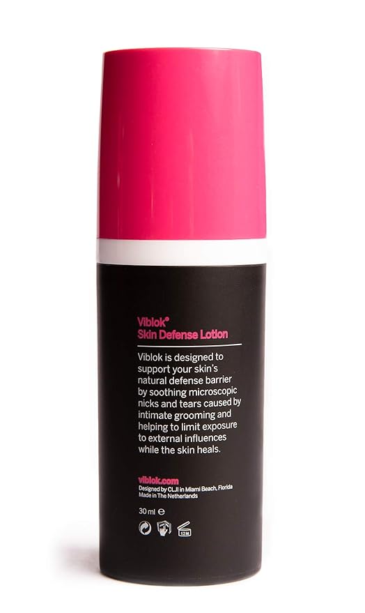 VIBLOK Skin Defense Post-Shave Lotion 100% Non-toxic and Hypoallergenic 1.01 Fluid Ounces